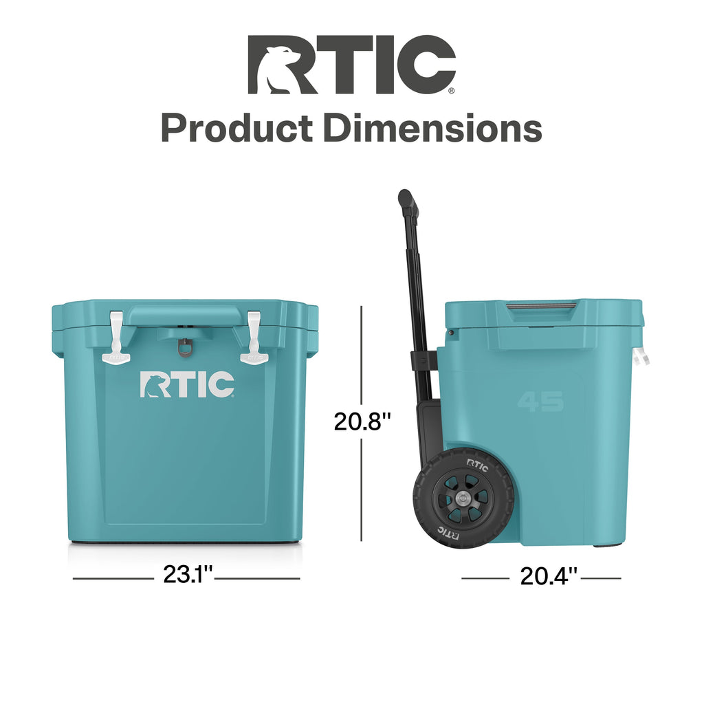 45 QT Ultra-Tough Wheeled Cooler (REBH)