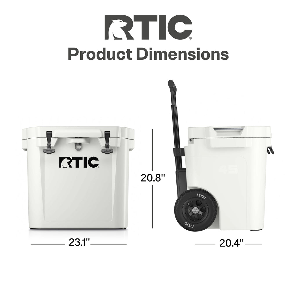 45 QT Ultra-Tough Wheeled Cooler (GW95)