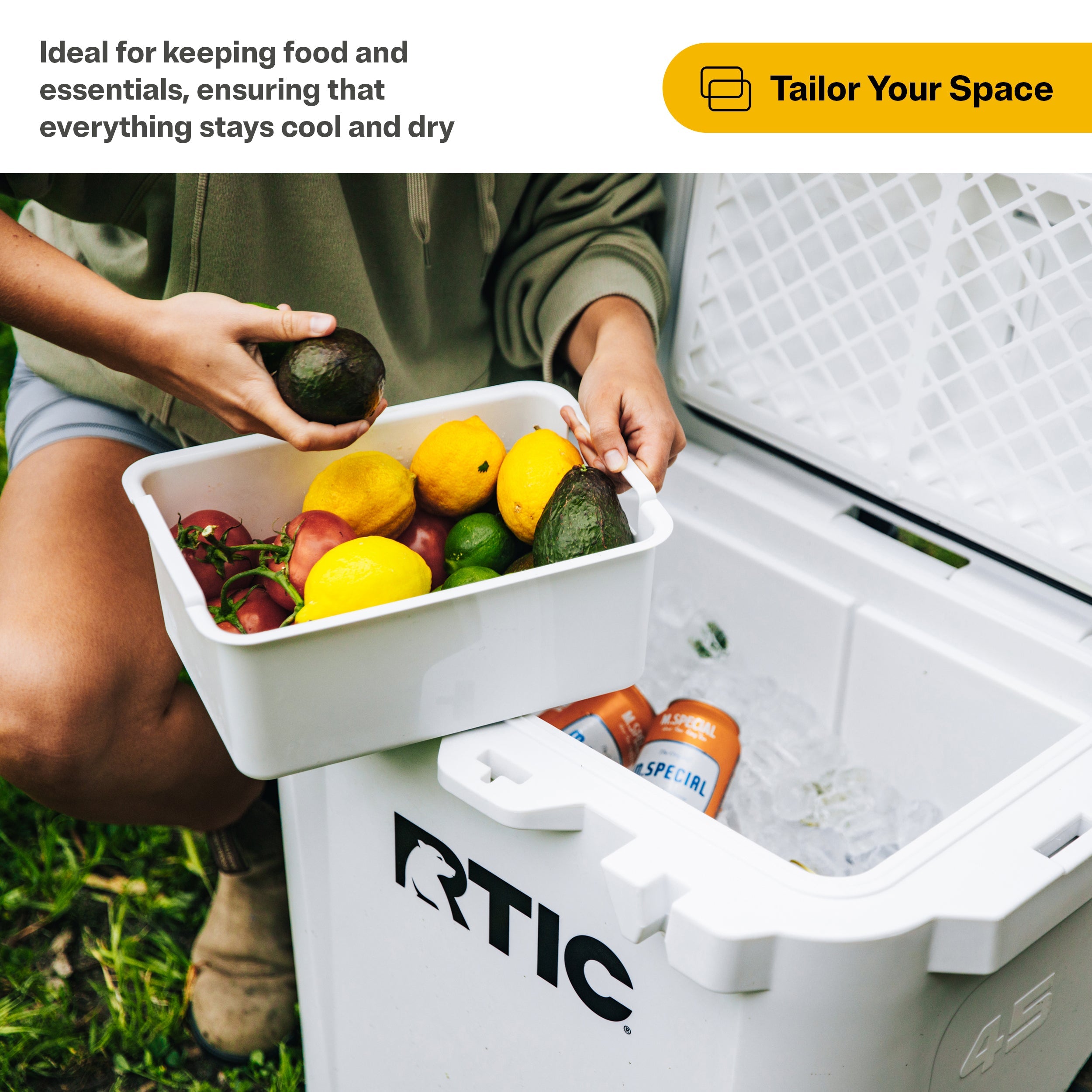 45 QT Ultra-Tough Wheeled Cooler (REBH)