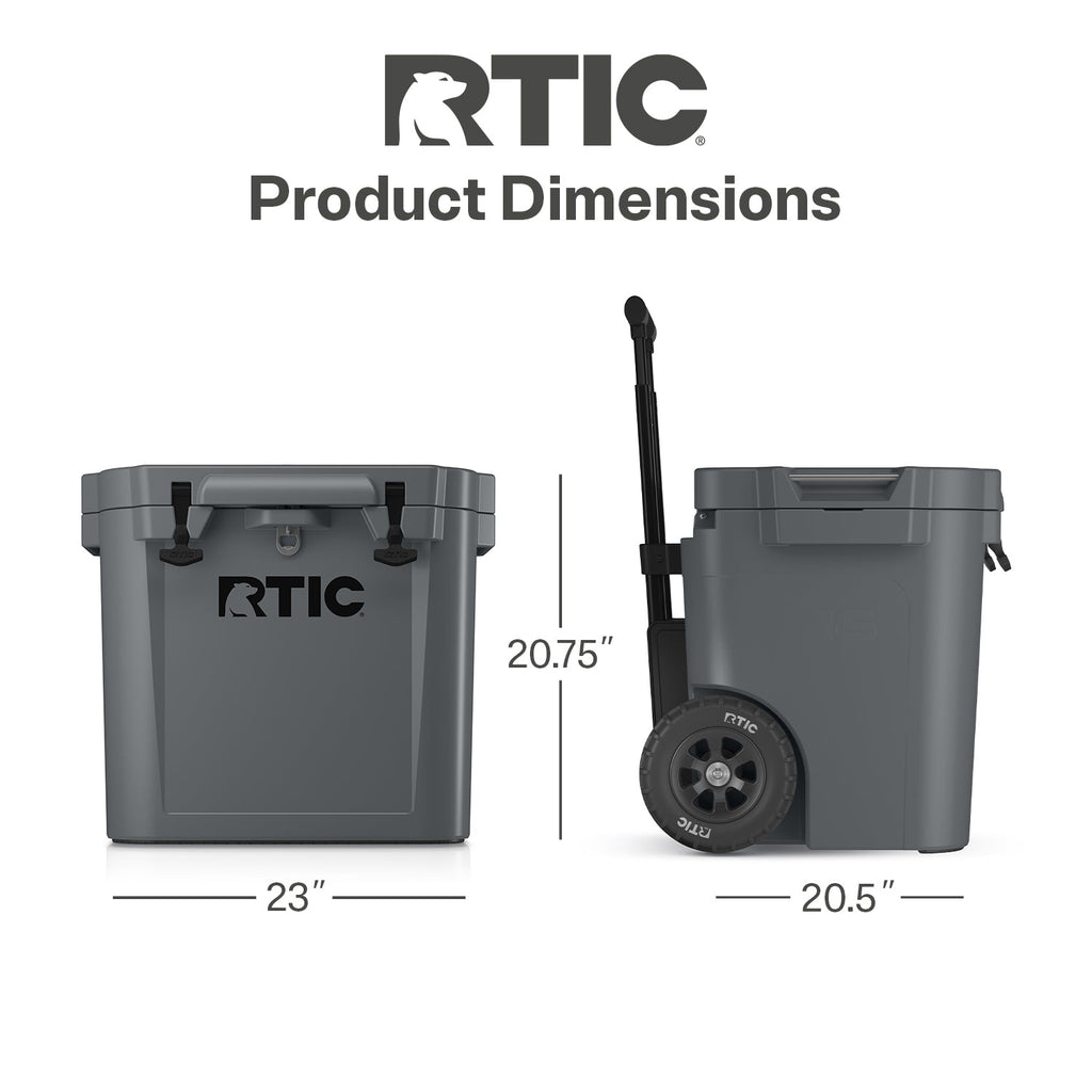 45 QT Ultra-Tough Wheeled Cooler (GW95)