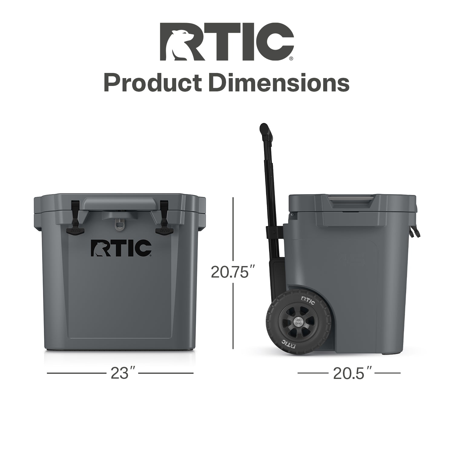 45 QT Ultra-Tough Wheeled Cooler (GW95)