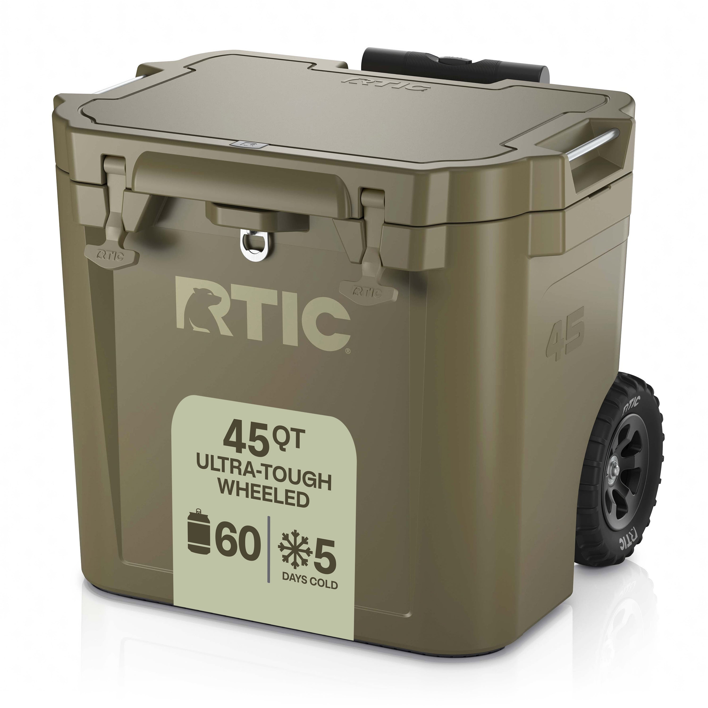 45 QT Ultra-Tough Wheeled Cooler (REBH)